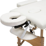 Cama Plegable De Masajes Portátil De 2 Secciones Con Accesorios Extras