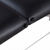 Cama Plegable De Masajes Portátil De 3 Secciones De Aluminio