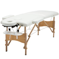 Cama Plegable De Masajes Portátil De 2 Secciones Con Accesorios Extras