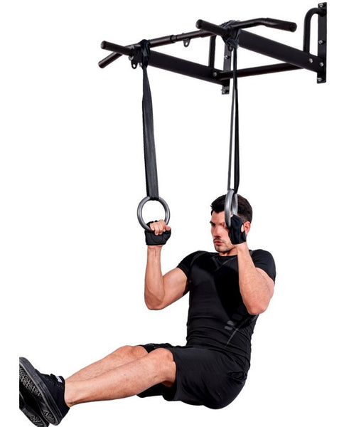 Barra Gym 8en1 Dominadas Pared Multifuncional – Bakam