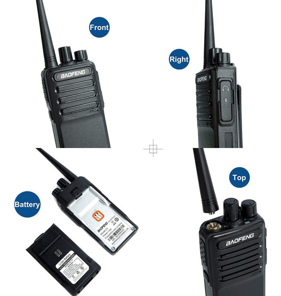 Set 10 Radios Baofeng Bf-c2 Uhf Walkie Talkie Usb Meses S/in – Bakam