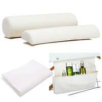 Cama Plegable De Masajes Portátil De 2 Secciones Con Accesorios Extras