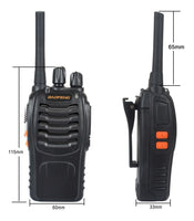 Set 10 Radios Baofeng Bf-888h Usb Walkie Talkie Uhf M S I