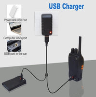 Radio Baofeng Bf-888h Con Usb Uhf 2 Vias Manos Libres